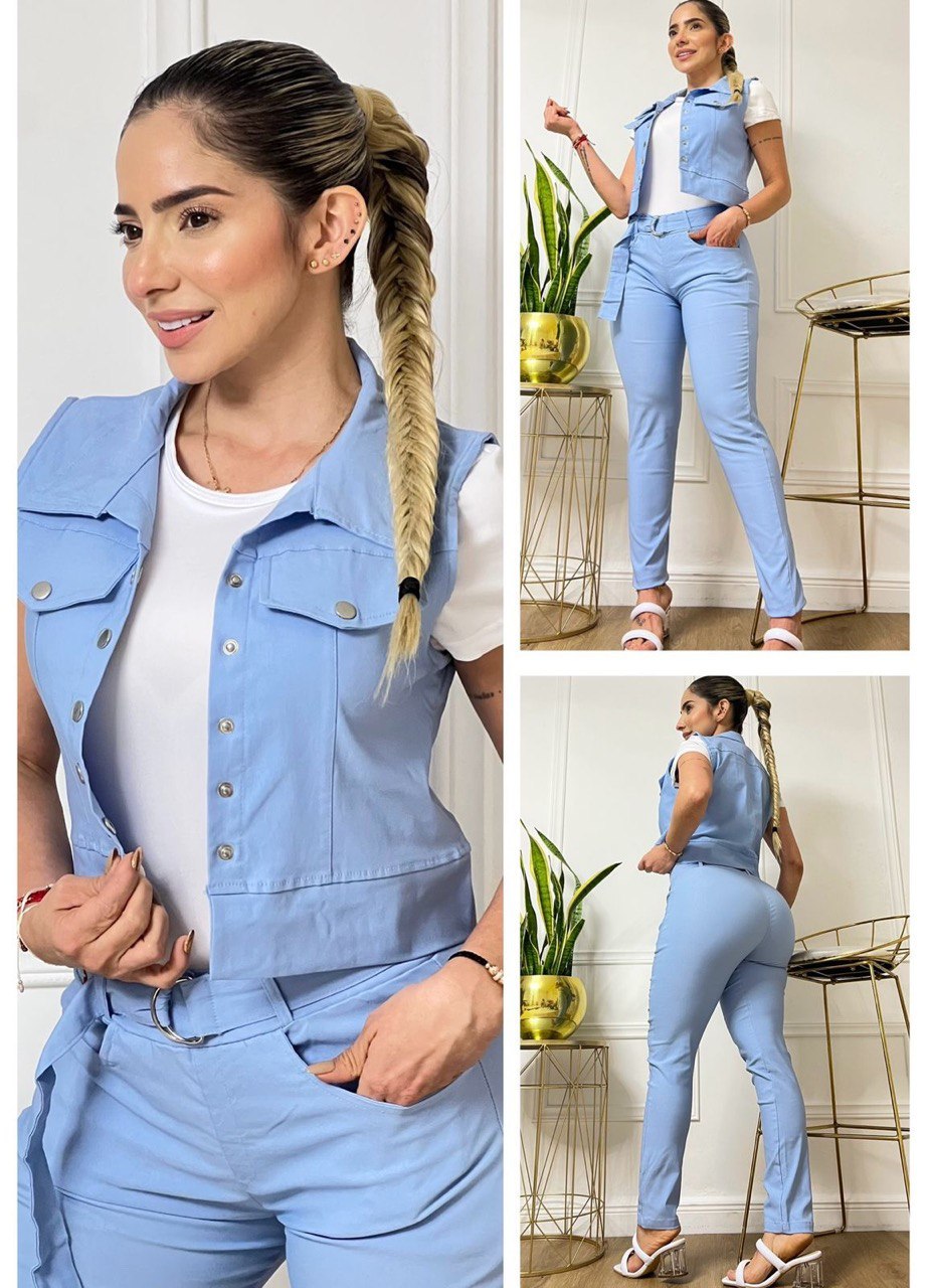 Conjunto Chaleco Elegante