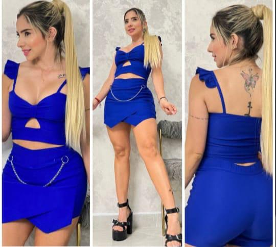 Conjunto falda short