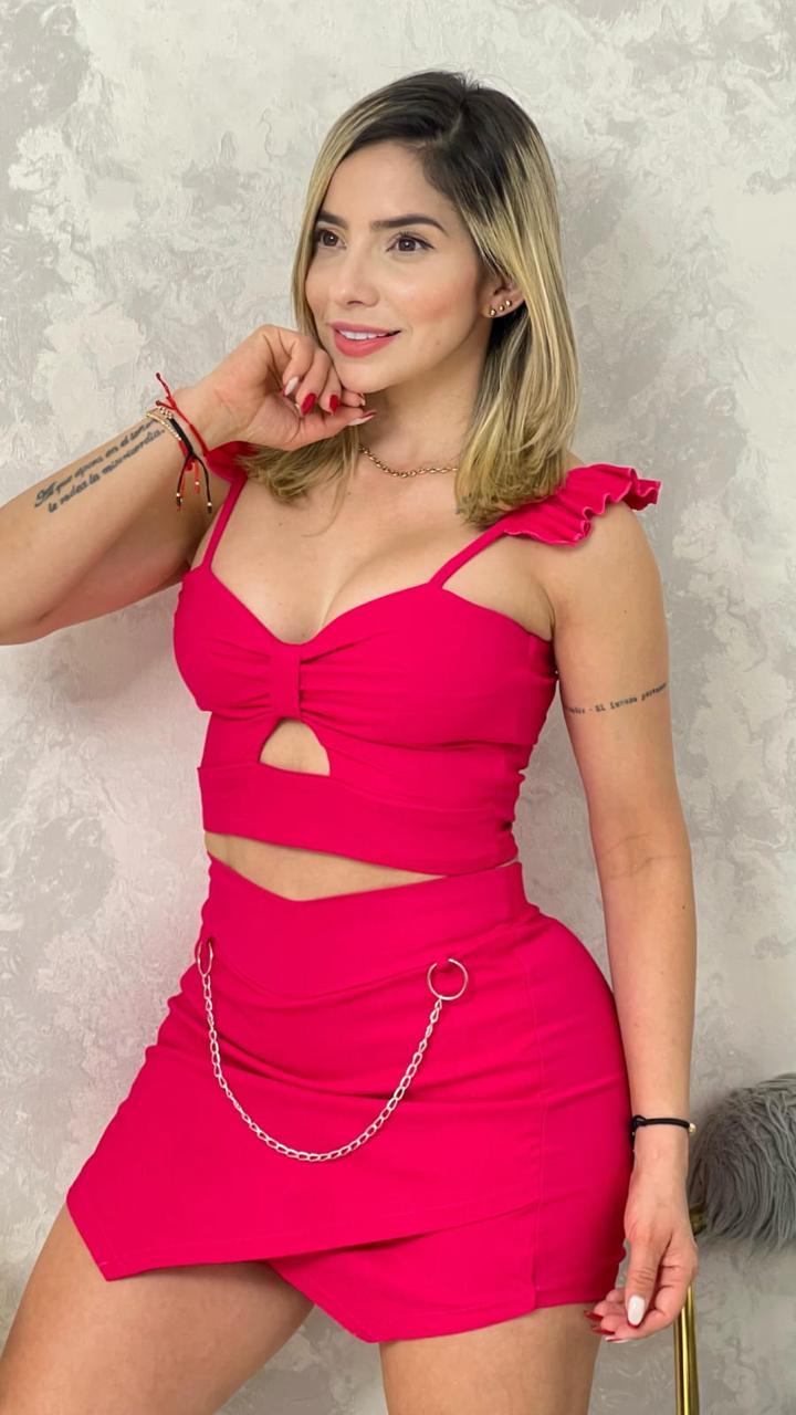Conjunto falda short