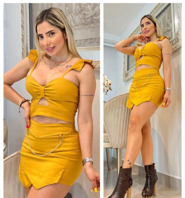 Conjunto falda short