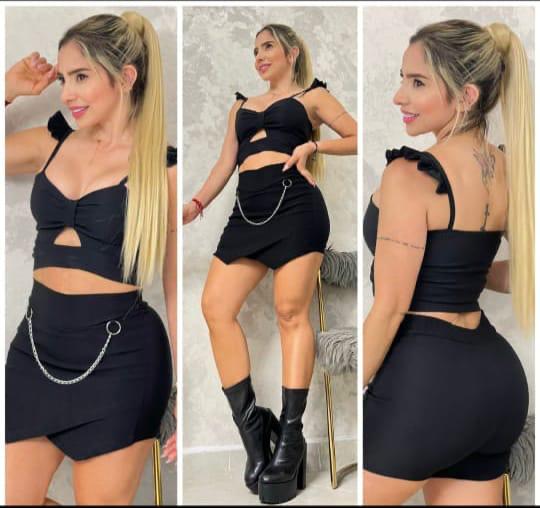 Conjunto falda short