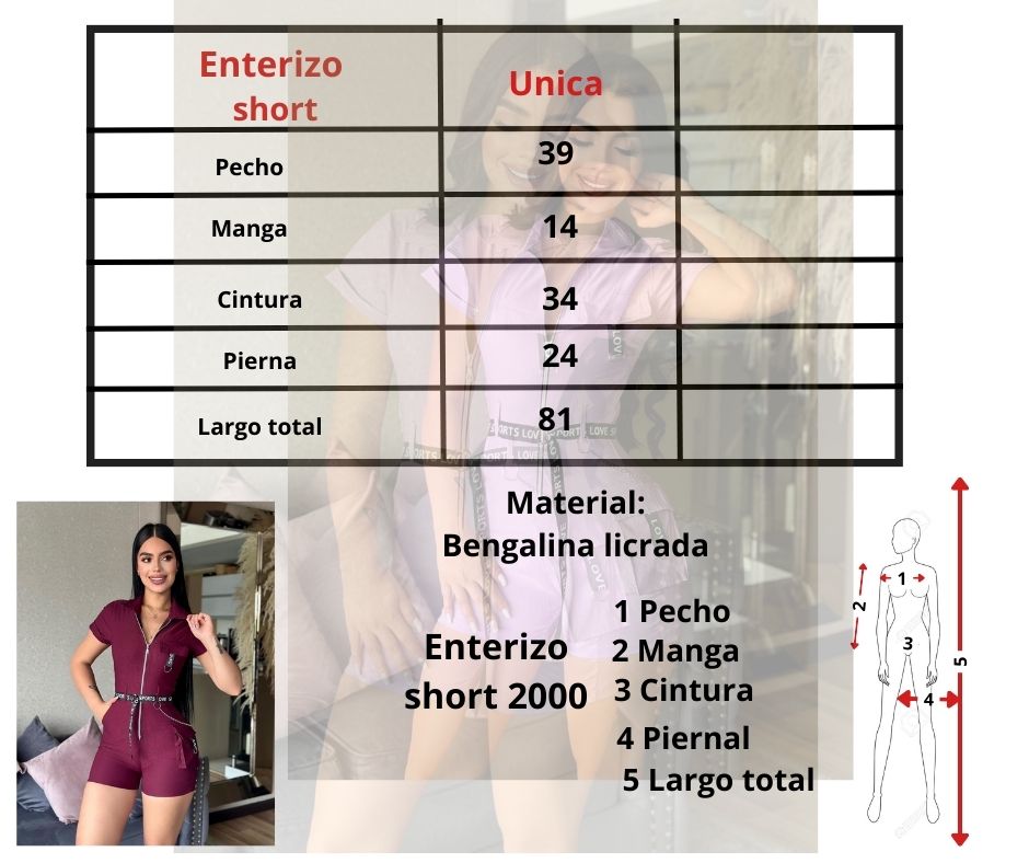 Enterizo Short