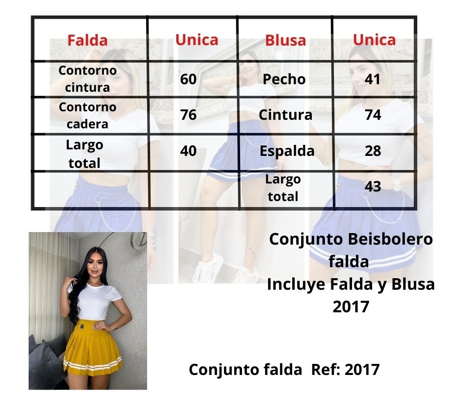 Conjunto Falda 1.000 prenses
