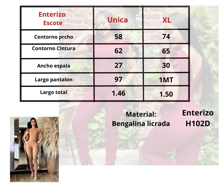 Enterizo Mujer