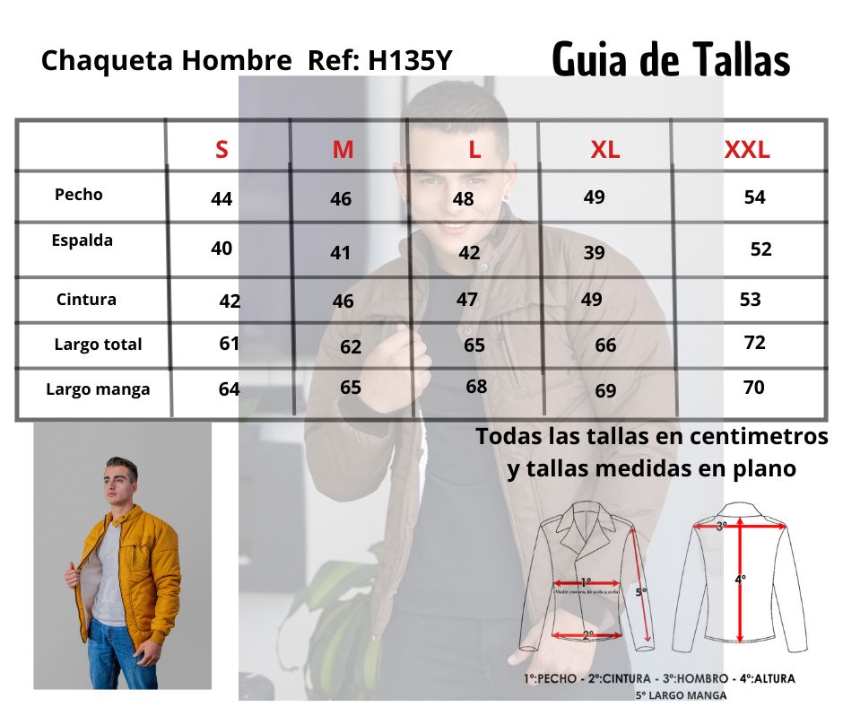 Chaqueta Acolchada Hombre