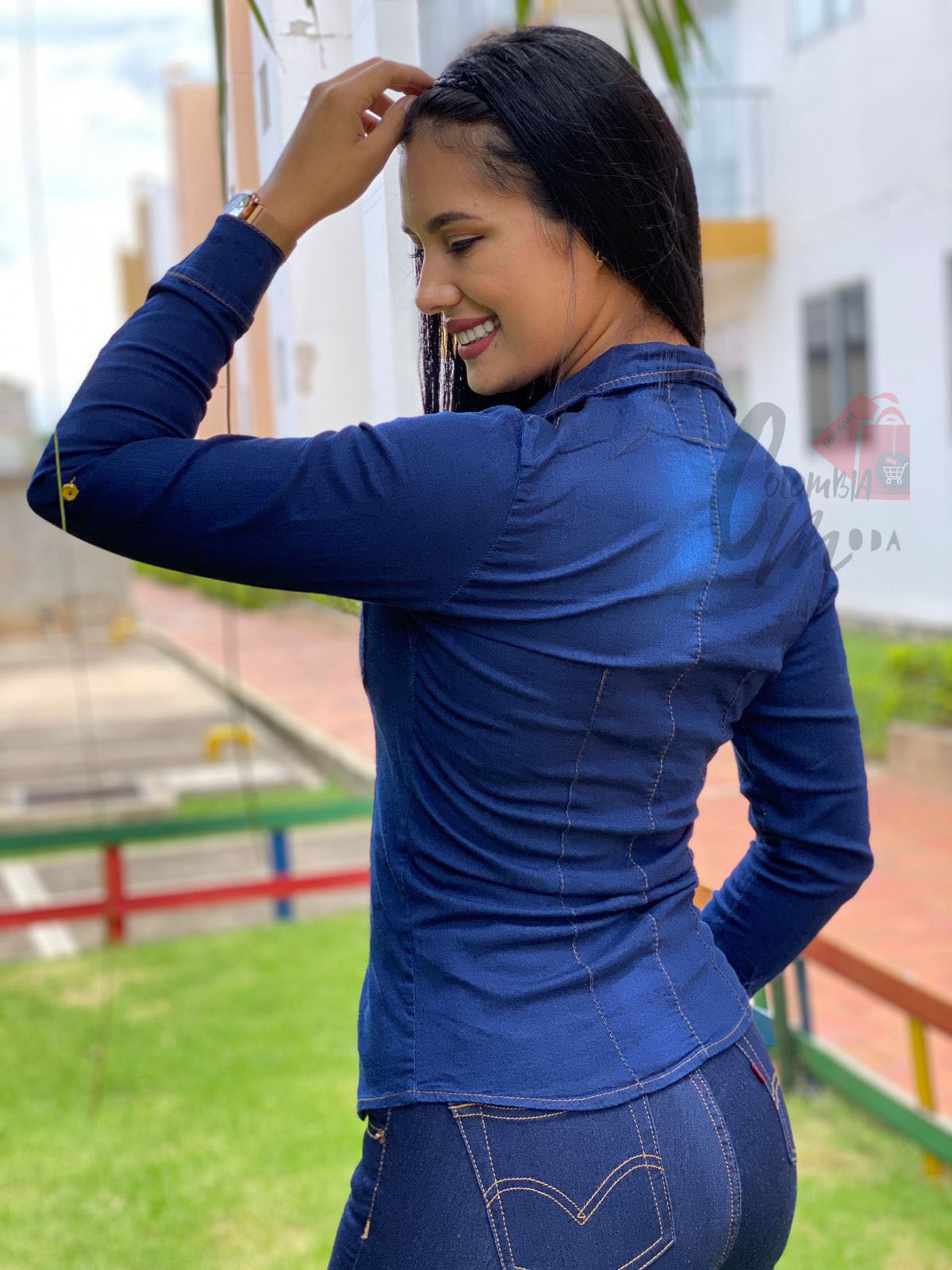Camisa Jean Mujer