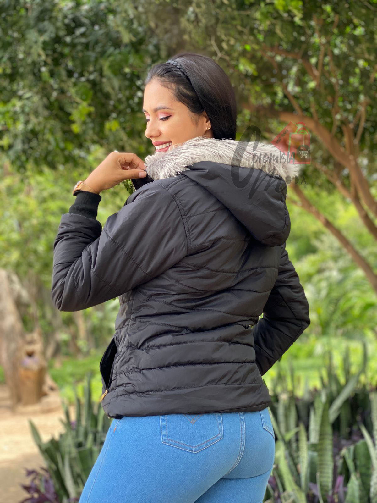 Chaqueta Impermeable Para Dama