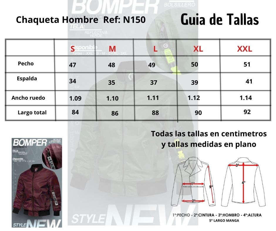 Chaqueta Bomper Piloto