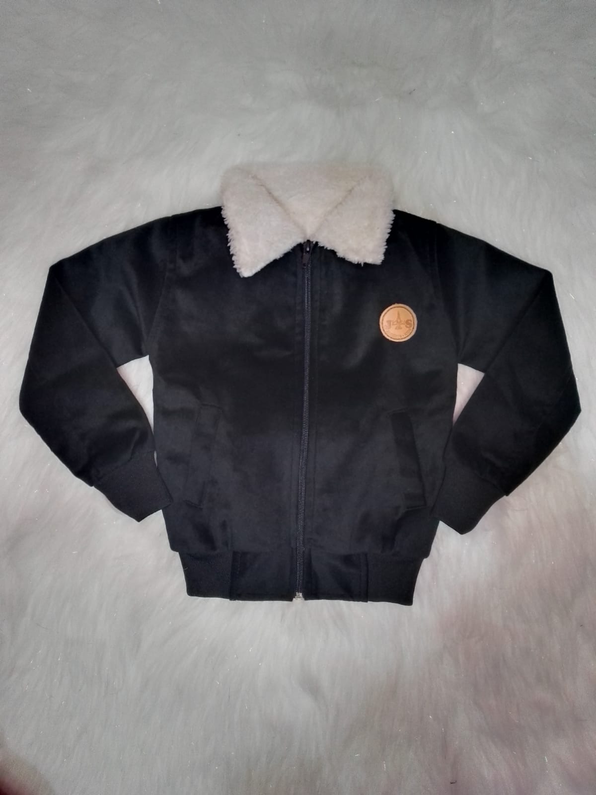 Chaqueta de gamuza ovejera niño