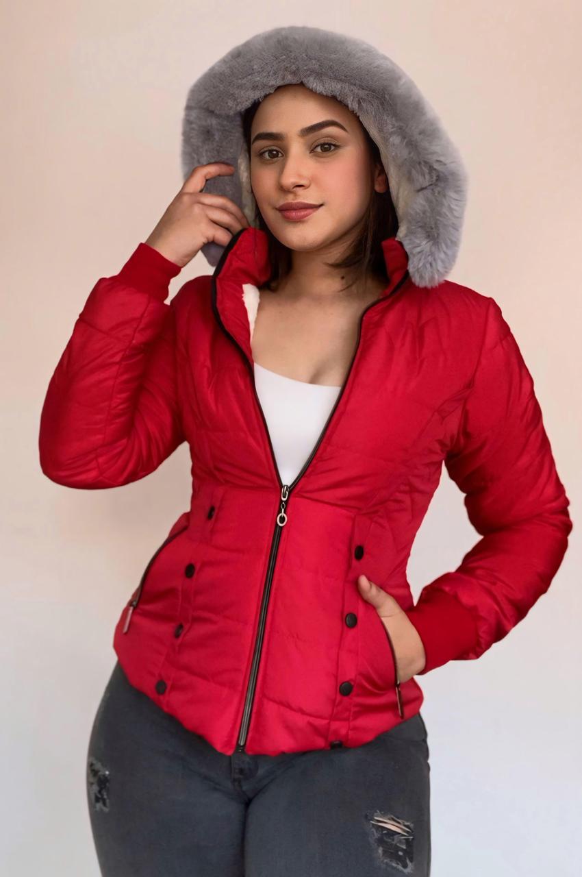 Chaqueta Capota Peluche