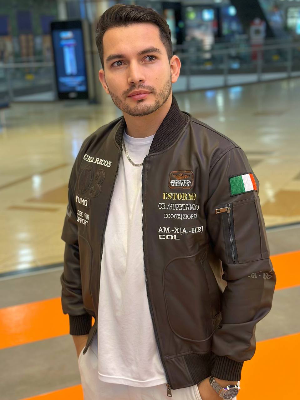Chaqueta Beisbolera Piloto Hombre
