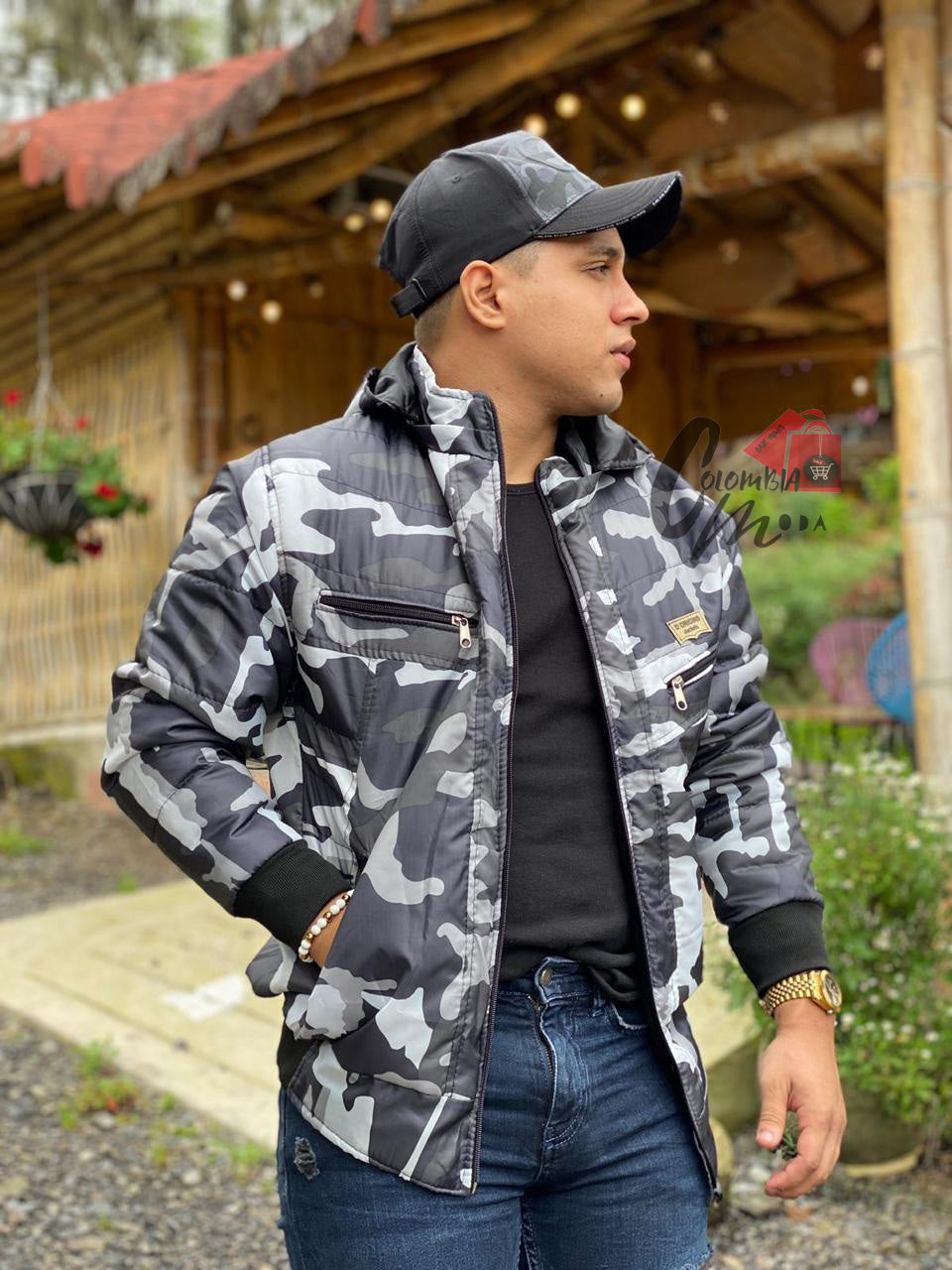 Chaqueta Camuflada