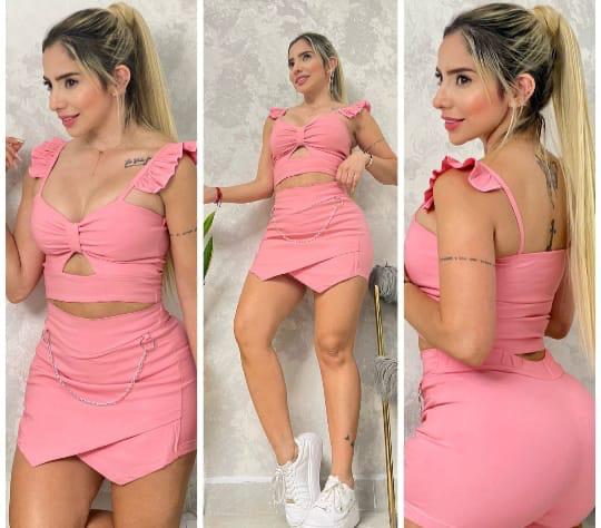 Conjunto falda short