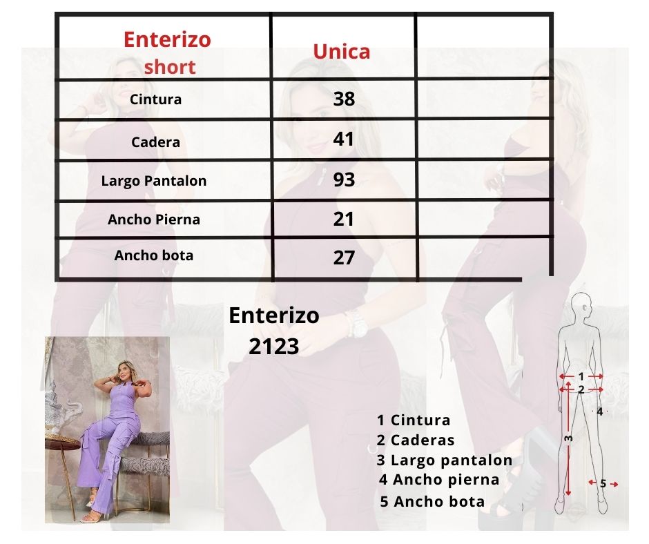 Enterizo Cargo.
