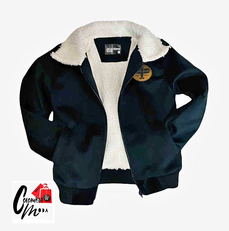Chaqueta de gamuza ovejera niño