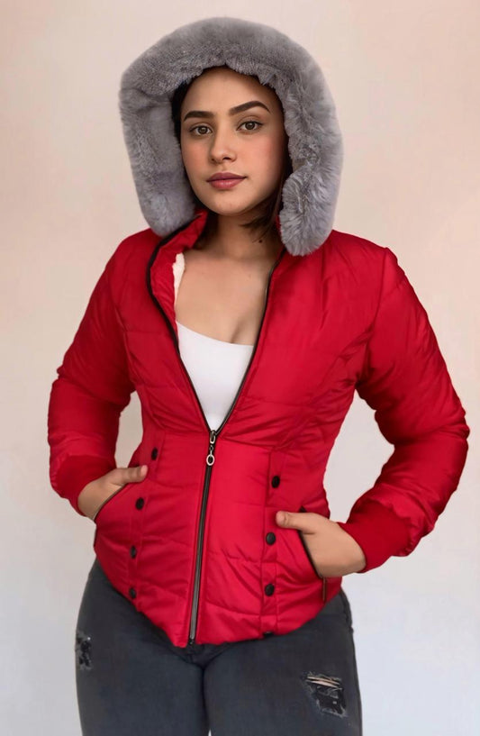 Chaqueta Capota Peluche