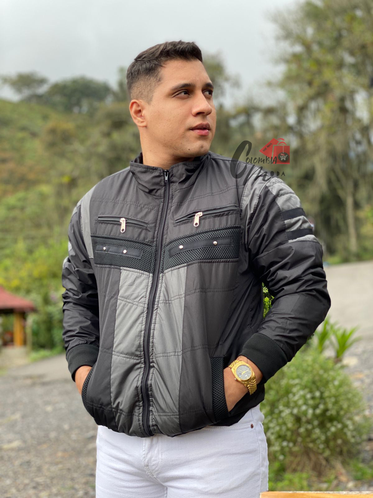 Chaqueta impermeable para caballero T1