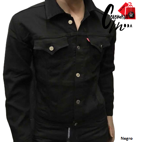 Chaqueta Jean Licrado Para Hombre