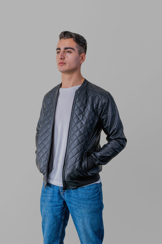 Chaqueta Piloto Cuero Tex